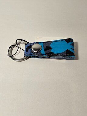 NWT Vera Bradley Loop Keychain Camofloral Key Chain Bag Charm